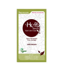 Herb Speedy Hair Color Cream - Dark Brown