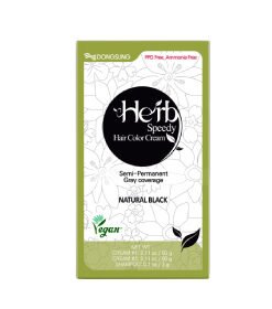 Herb Speedy Hair Color Cream - Natural Black