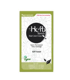 Herb Speedy Hair Color Cream - Soft Black