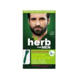 Herb For Men, PPD & Ammonia Free Mustache & Beard Dye - Soft Black